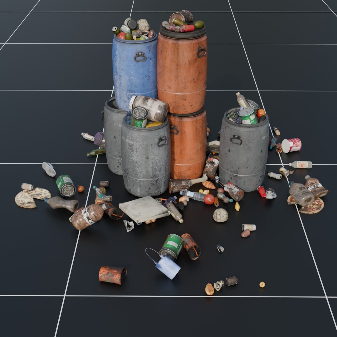 Plastic Barrel Set